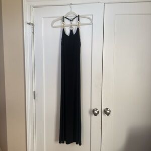 Black Halter Maxi Dress - Julie Brown